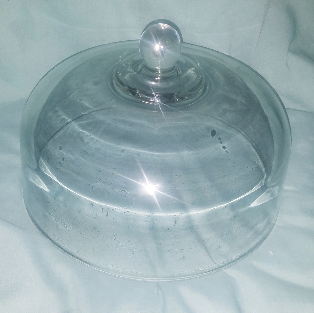 Anchor Hocking Heavy Glass Cake Dome Cover No Plate